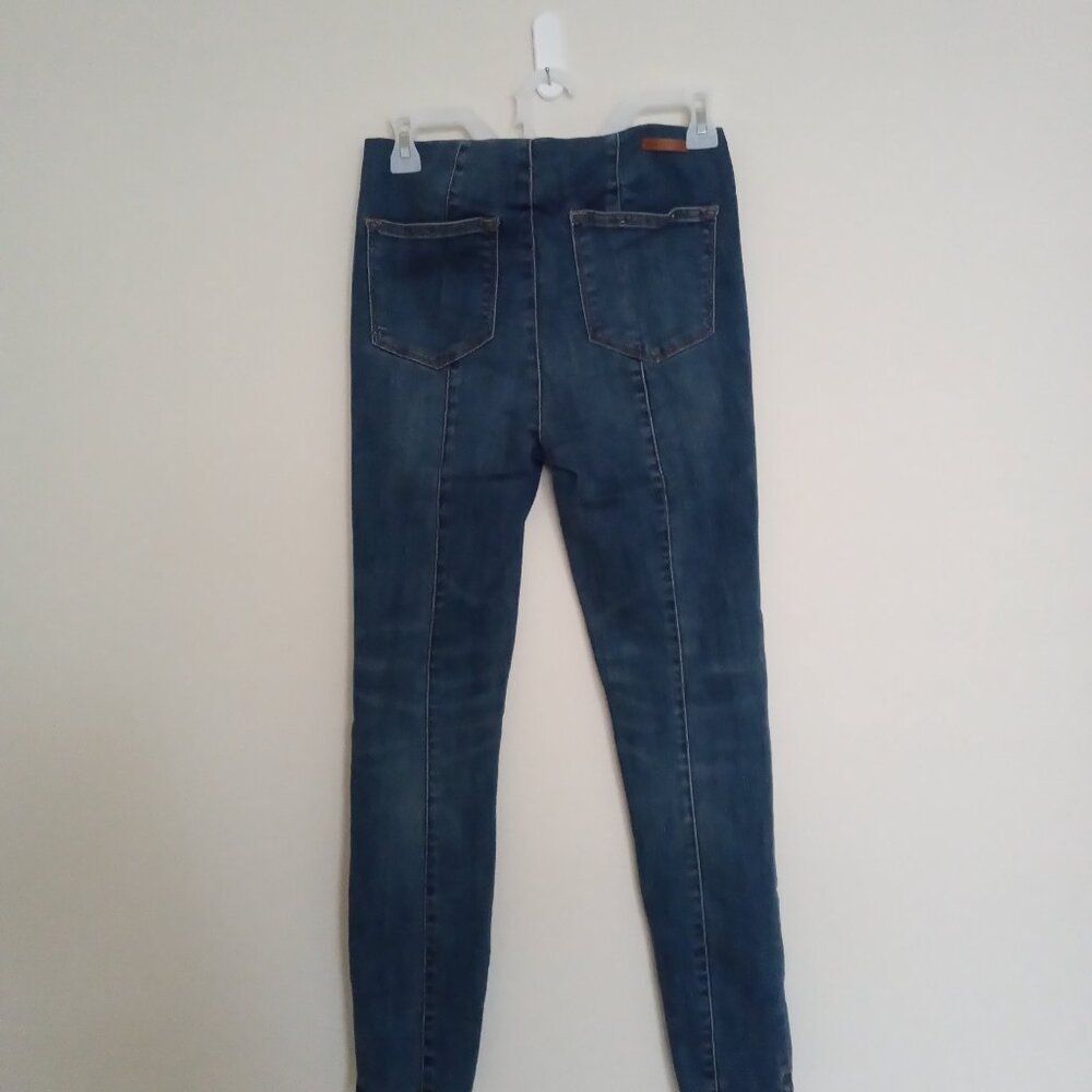 Anthropologie Pilcro Women's High Rise Skinny Jegging Denim Blue Size Small 27 - Picture 5 of 8
